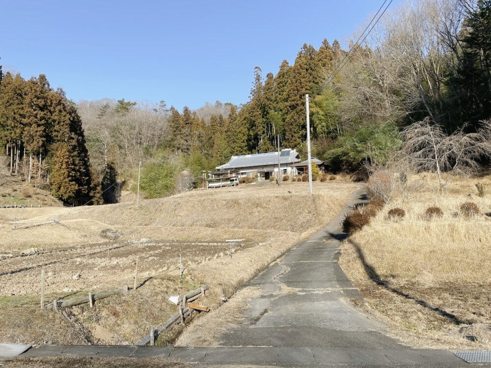 茨城県久慈郡大子町冥賀の戸建て通りから離れた立地